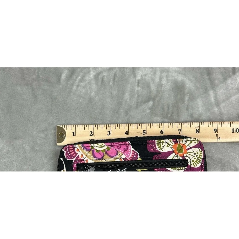 Vera Bradley Turn Lock Wallet Purse "Pirouette Pink" Retired Pattern - Picture 7 of 8